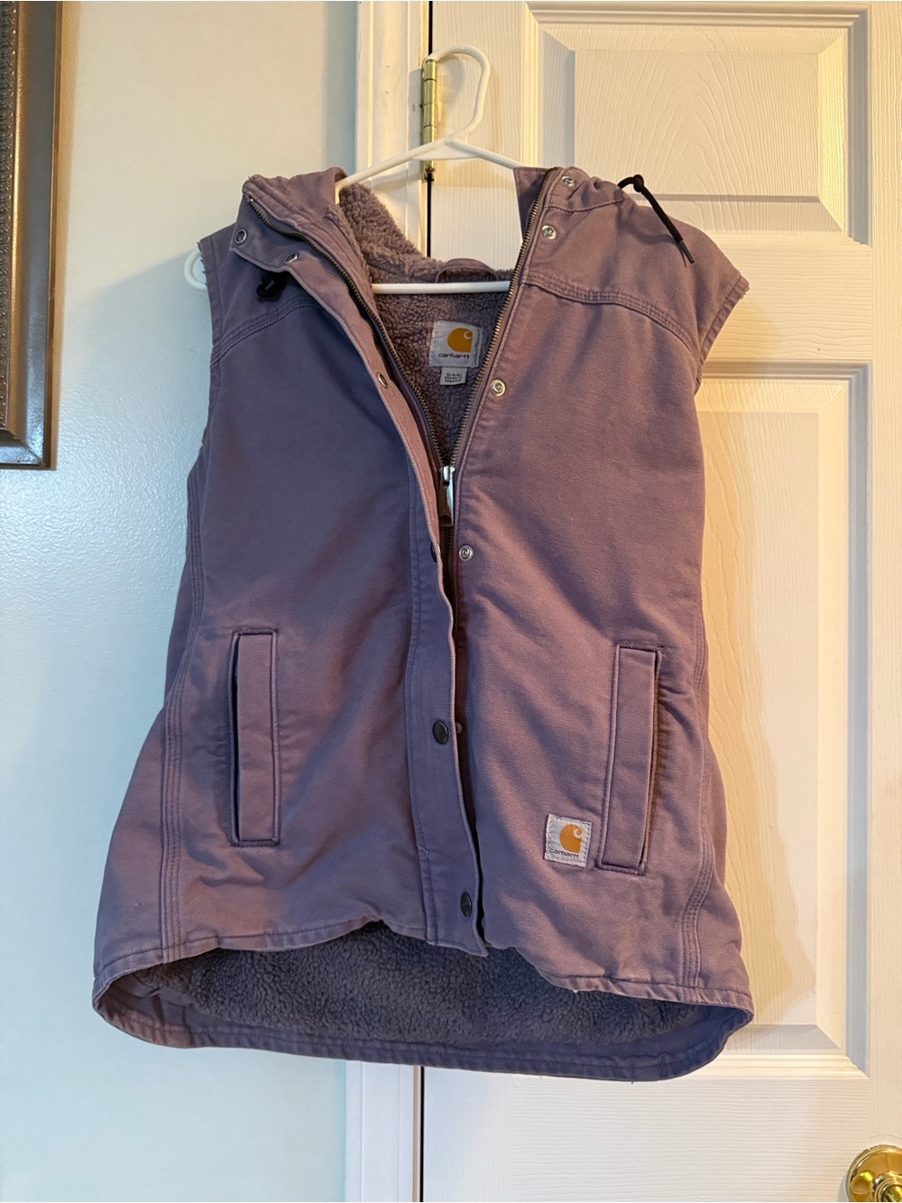 Carhartt Women's Washed Duck Insulated Hooded Vest